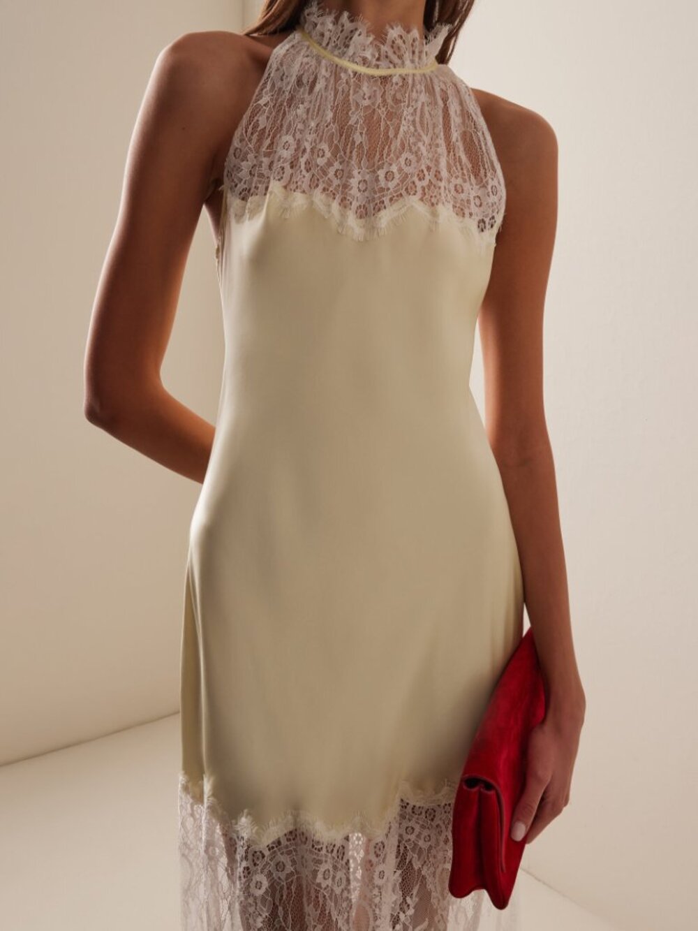 THIRD FORM Poetry High-Neck Lace Dress